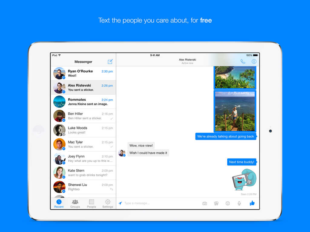 Messenger App Mac Book